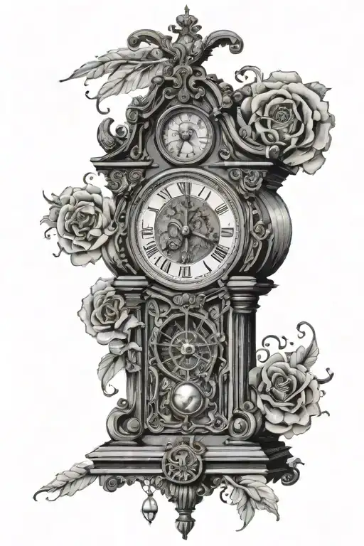 Barrowed Time Demonic Grandfather Clock