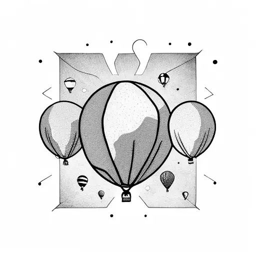 Astronaut With Balloons