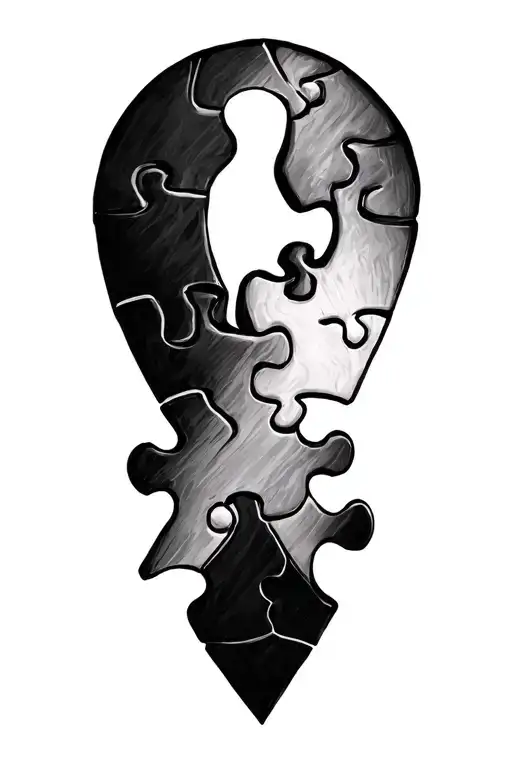 Puzzle Pieces For Autism Awareness