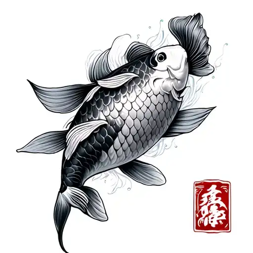 Wrapped Around Forearm Multiple Koi Fish