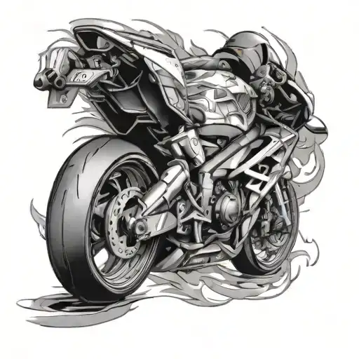 Gsxr Memorial Tattoo For Brother