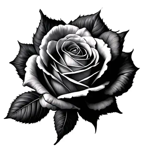 Top View Rose No Petals