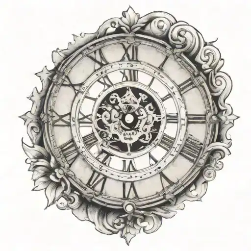 Vintage Clock Face