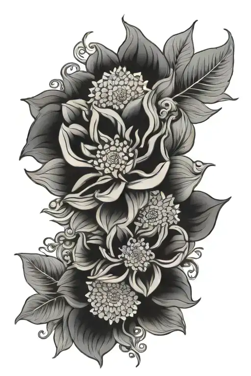 Floral Mandela Style Mixed