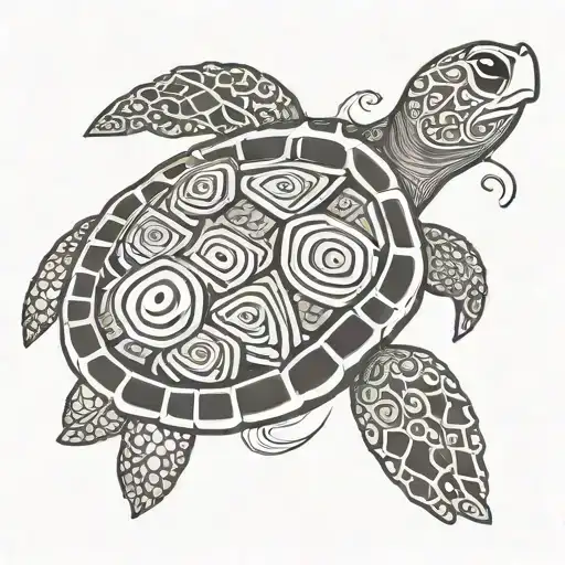 Turtle Polynesian Style
