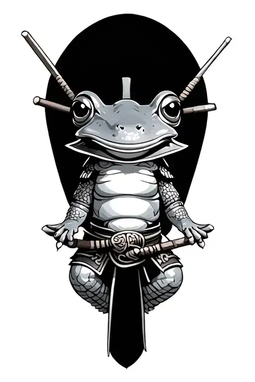 Samurai Frog