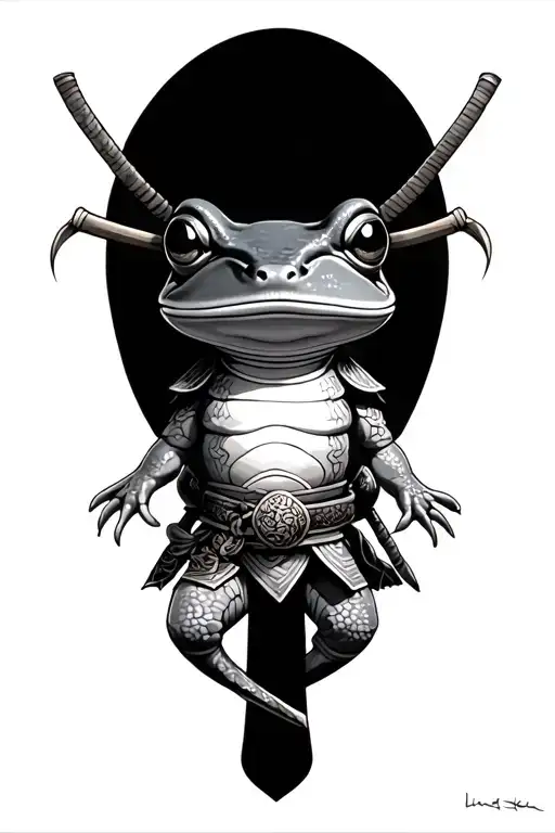 Samurai Frog