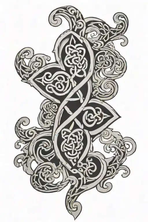 Rip Mom Easy Celtic Pattern