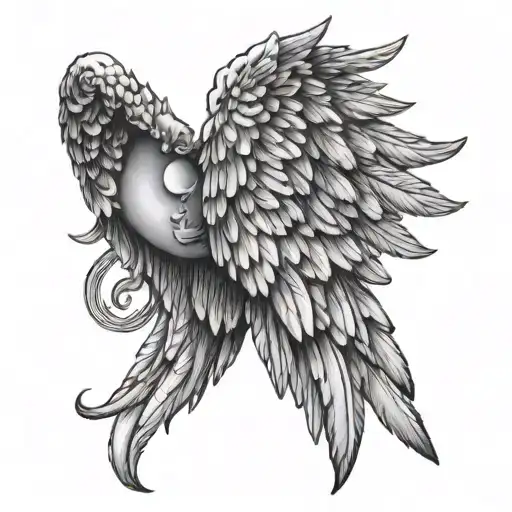Combine A Quote About Healing Or Faith With A Depiction Of Angel Wings
