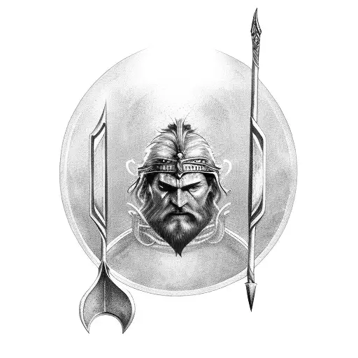 Odin Holding His Spear