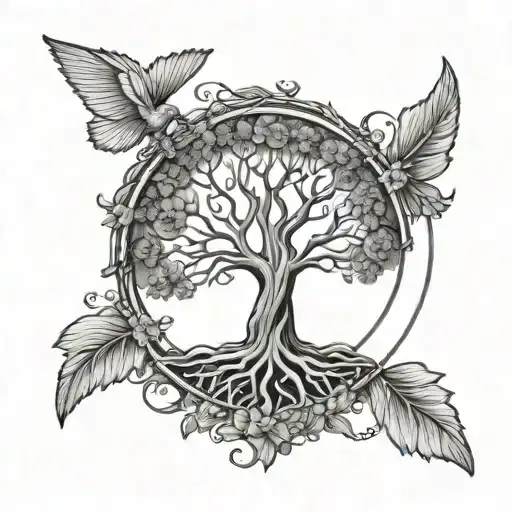 Tree Of Life Peace Sign