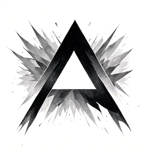 Negative Space Triangle