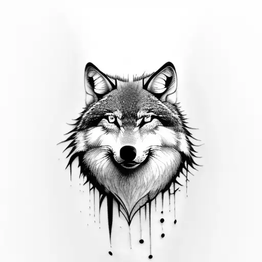 Forest Wolf Raven Forearm