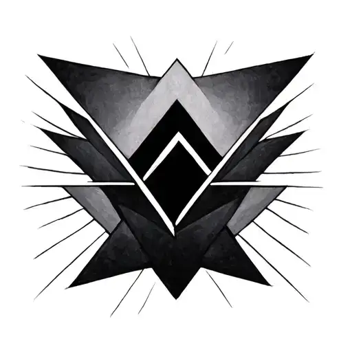 Negative Space Triangle