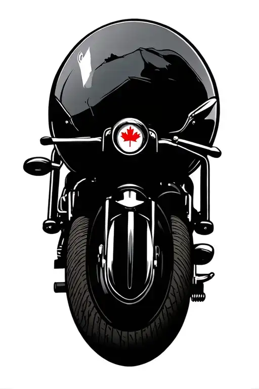 Canada England With Triumph Motorcycle