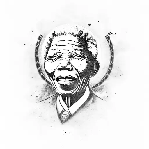 Mandela Style Sleev With 3 Birth Date Blend In It