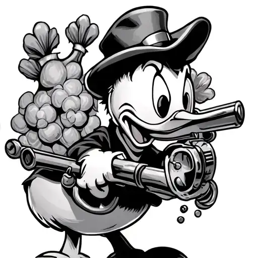 Donald Duck Gangster