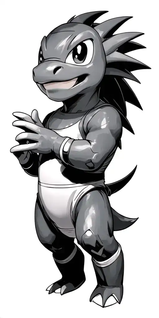 Squirtle Holding Dragonball Z