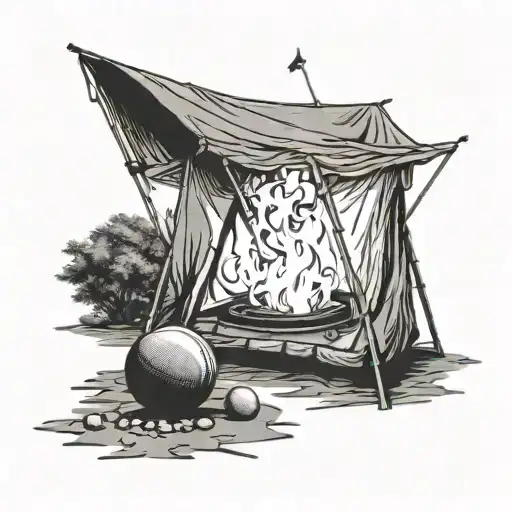 Marsh Petanque Fires Tent Fishing