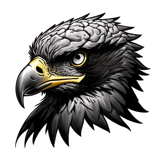 Eagle With Fuck Your Brain
