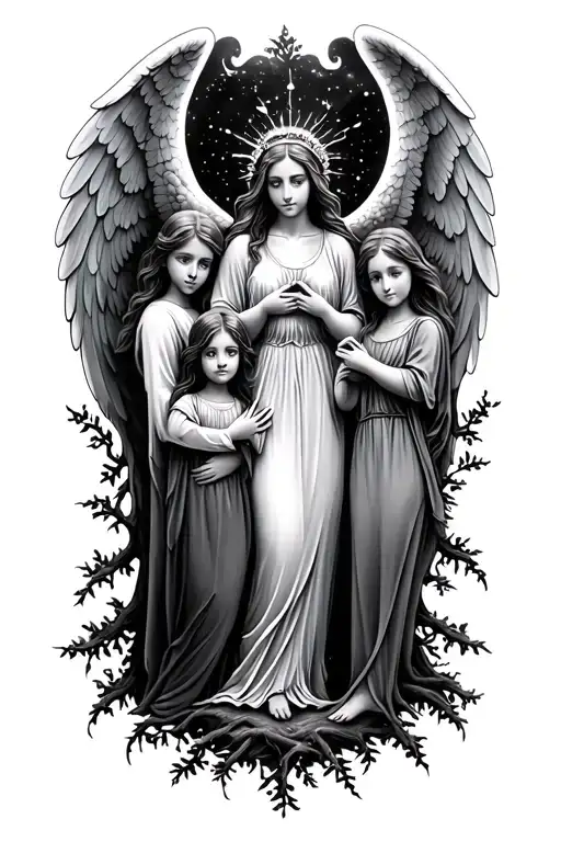 Family Tree And Angel