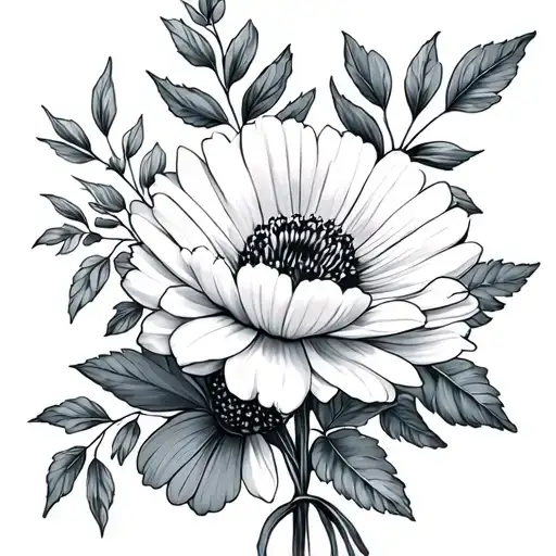 March And December And August Birth Flower