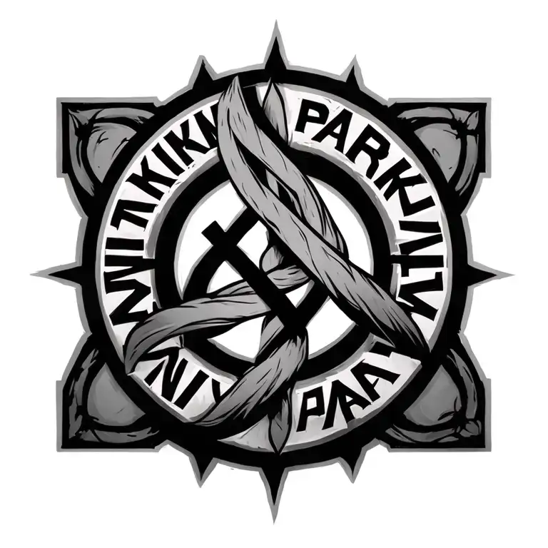 Cover Up Linkin Park Logo Intertwined