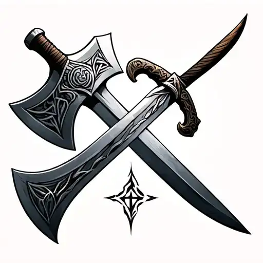 Nordic Swords And Ax
