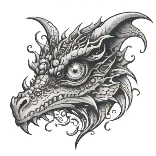 Bleeding Eye Acid Trip Dragon