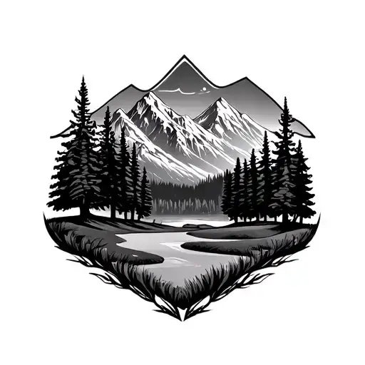 Steamboat Colorado Mountains With Golf Course Landscape