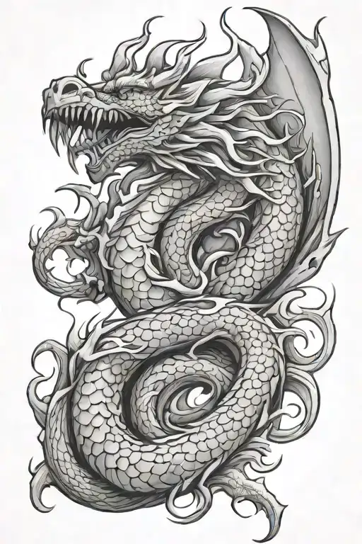 Dragon Breathing Fire