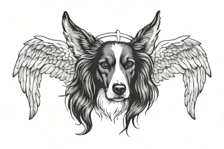 Dog Ears With Angel Wings