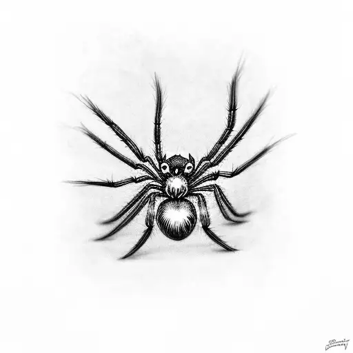 A Spider Crawling Over A Crown