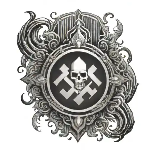 Rammstein Logo With Fire