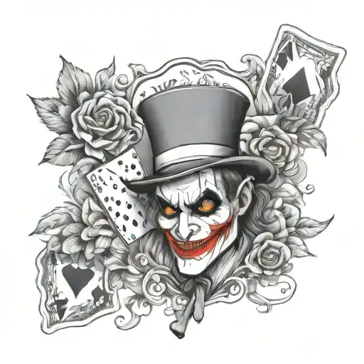 Card Joker Replace By A T And Flower