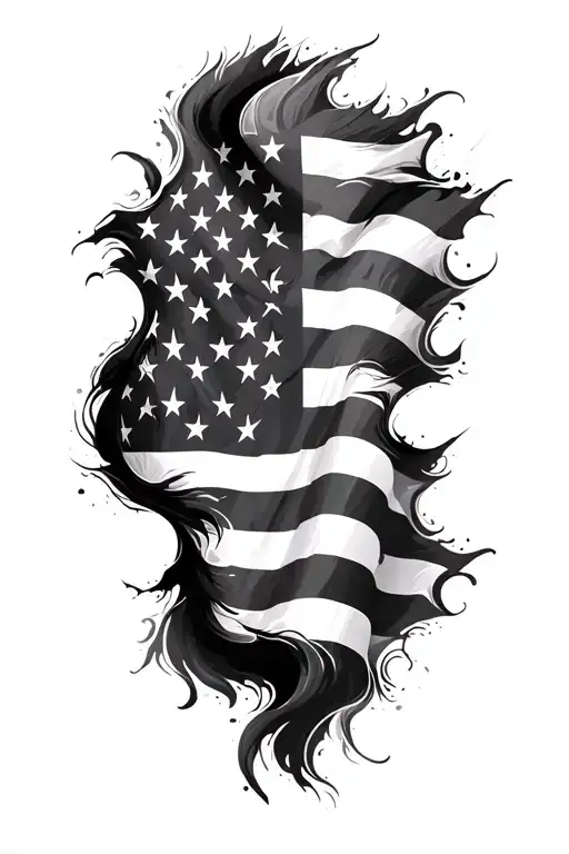 Philippine Flag And American Flag Morphing