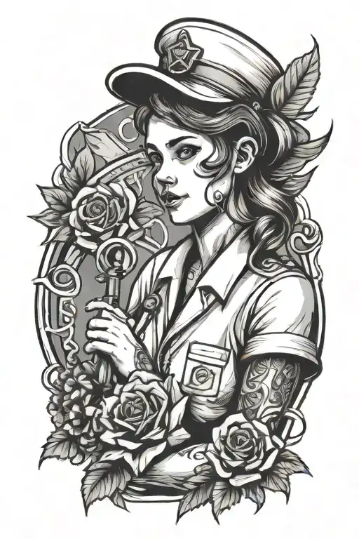 Nurse Symbolizing Healing