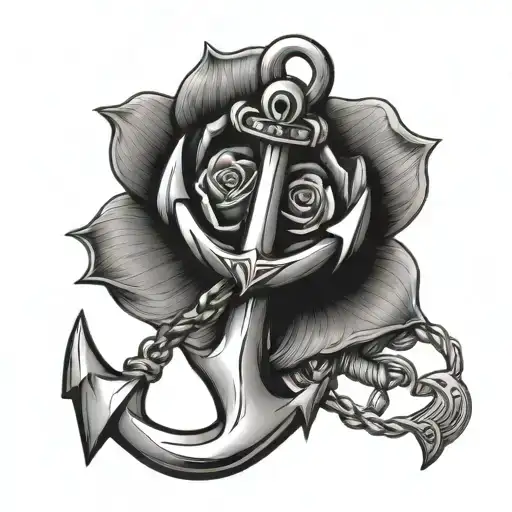 Anchor Compas Rose