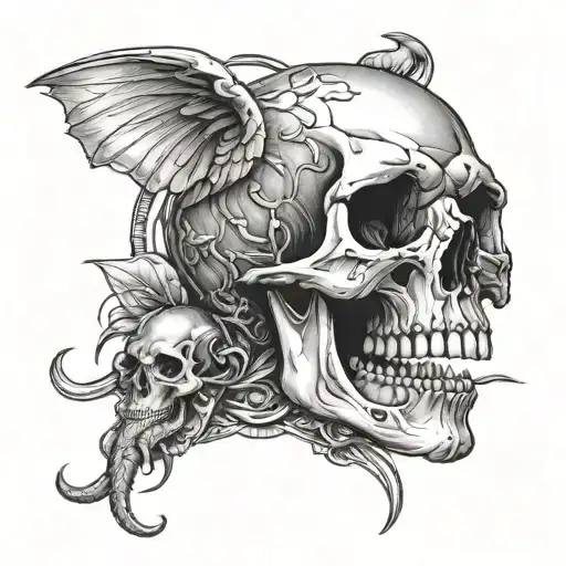 Skull And Rats