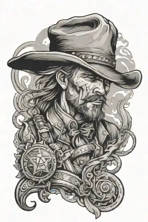 Western Themed Sleeve