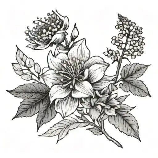 June And July Birth Flower With The Name