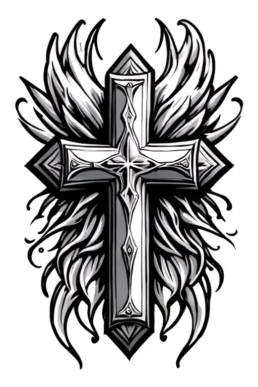 Cross With 2003 By It