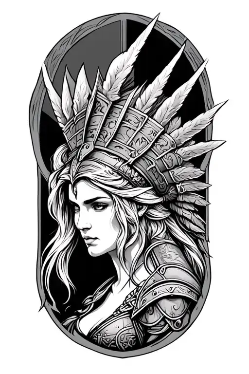 Viking And Valkyrie Wife