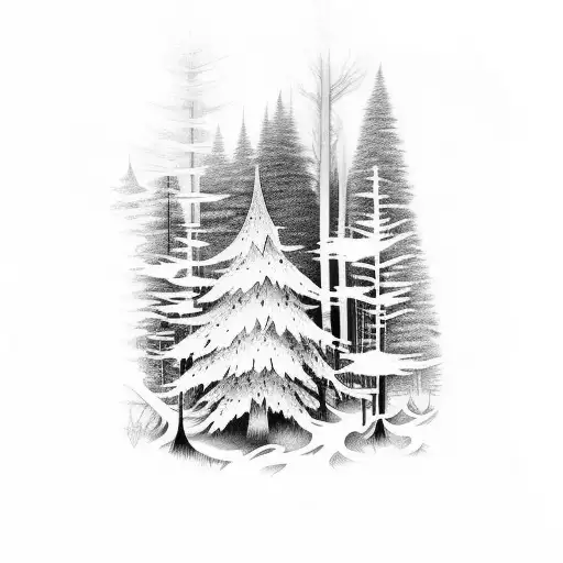 Enchanted Dark Forest Sleeve