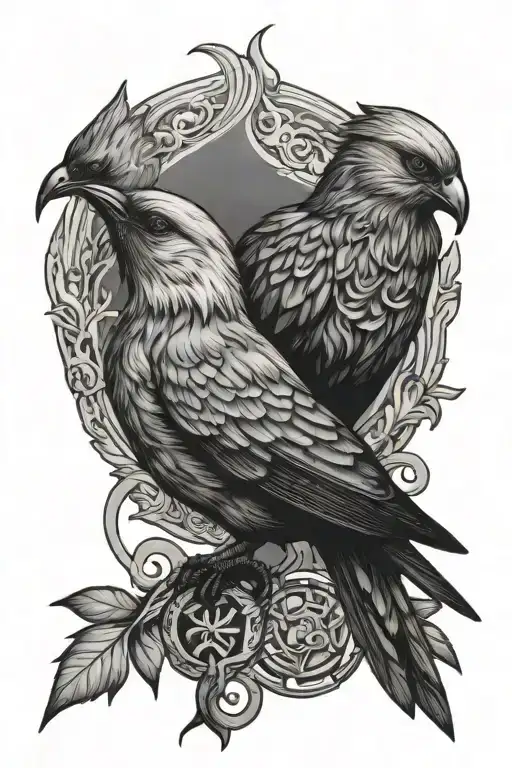 Symbol Of Nightingales In Skyrim But With Different Styles