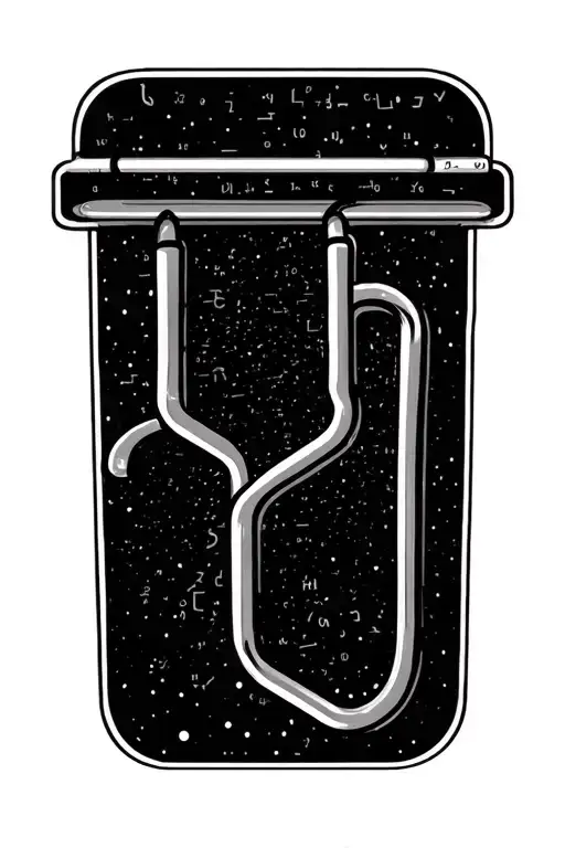 Saftey Pin Paper Clip Chemical Formula Resilience Brave Strong Perceverance