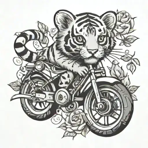 Tiger Rose Balance Bike