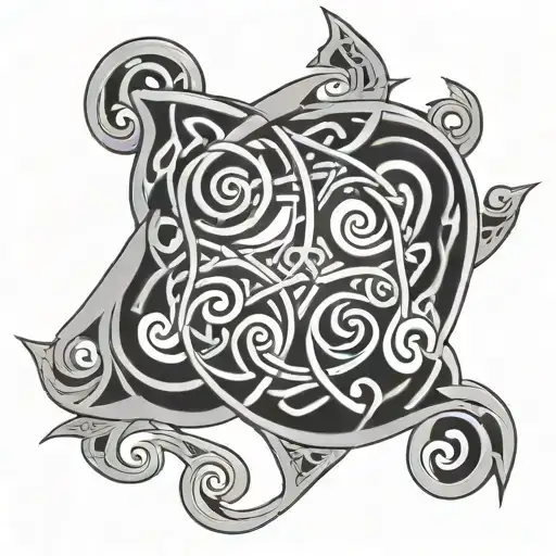 Celtic Pattern With Elements
