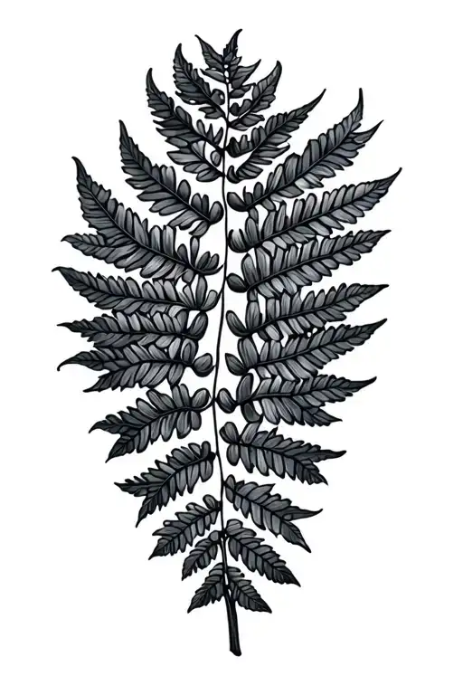 Blueberries Mountain Fern Leaf