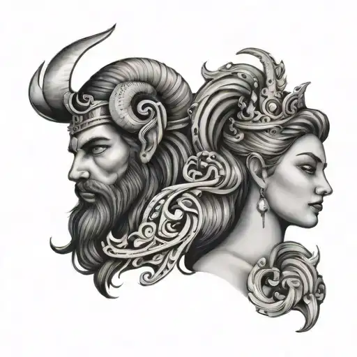 King And Queen Aries And Aquarius